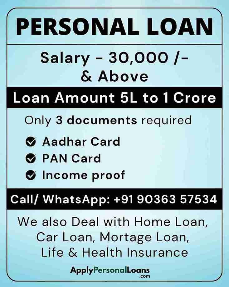 Personal Loan Options for Salaried Professionals personal loan options available for salaried residents in Haveri