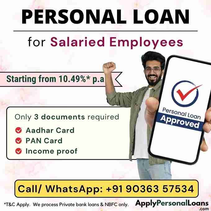 Personal Loan Options for Salaried Professionals personal loan options available for salaried residents in India