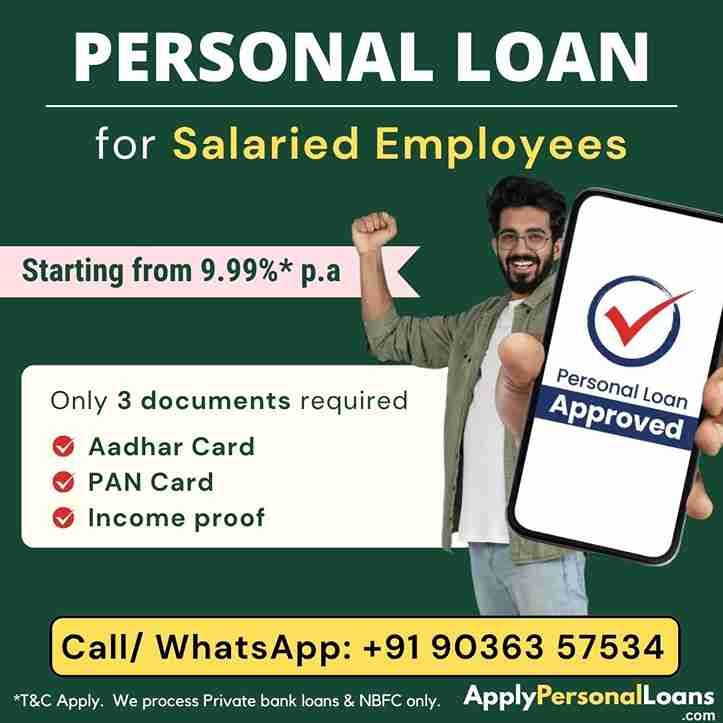 Salaried Corporate Employees Personal Loan Offer for Engineers & Technocrats India