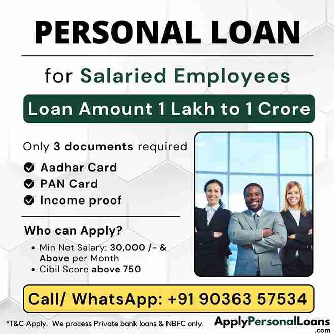 Personal Loan Options for Salaried Professionals personal loan options available for salaried residents in Belagavi