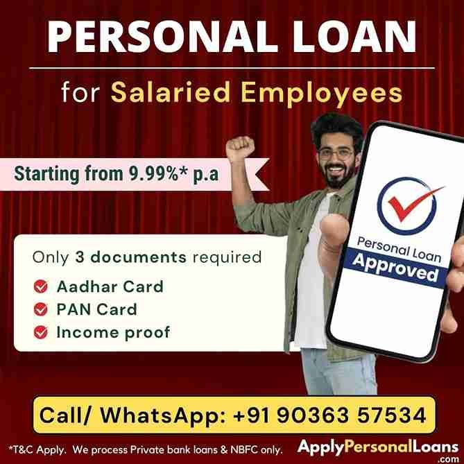 Personal Loan Options for Salaried Professionals personal loan options available for salaried residents in Dharmapuri