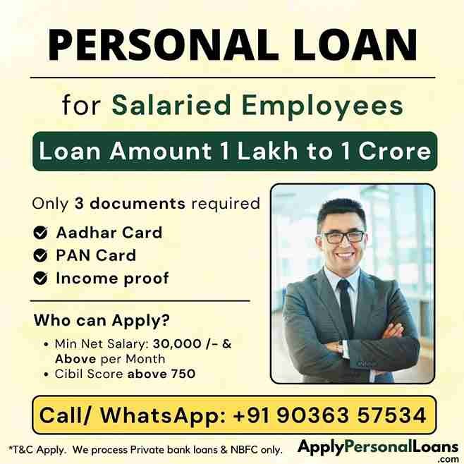 Personal Loan Options for Salaried Professionals personal loan options available for salaried residents in Andhra Pradesh
