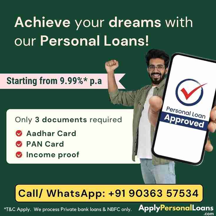 Salaried Team Leaders personal loan options available for salaried residents in Uttara Kannada