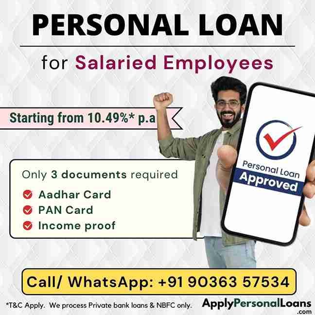 Personal Loan Options for Salaried Professionals personal loan options available for salaried residents in Tamil Nadu